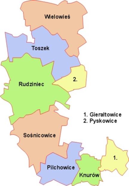 PLACÓWKI OBJĘTE PROJEKTEM I Liceum Ogólnokształcące w Knurowie; II Liceum Ogólnokształcące w Knurowie; Liceum Ogólnokształcące w Pyskowicach Gimnazjum w Toszku; Gimnazjum w Wielowsi; Miejskie