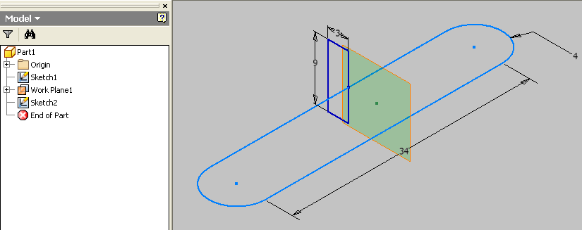 9 5.8. Zamknąć szkic poprzez opcję Finish Sketch i ustawić widok izometryczny Home View. 5.9. Zapisać plik pod nazwą Cewka.ipt 6. Modelowanie 3D cewki z wykorzystaniem operacji Sweep (przeciągania).