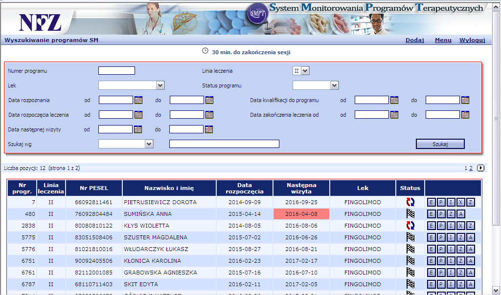 SMPT System Monitorowania