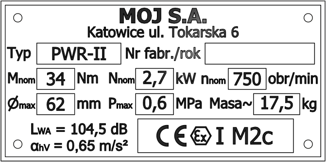 17. Niedopuszczalne jest ciągnięcie podłączonej pneumatycznej wiertarki ręcznej do instalacji sprężonego powietrza po podłożu za przewód zasilający. 18.