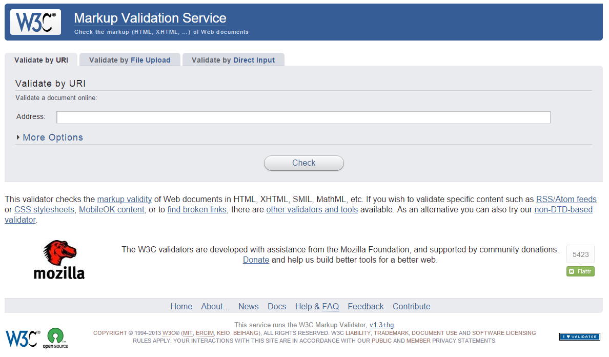 Rys. 4. W3C Markup Validation Service Kolejne często spotykane w procesie implementacji wytycznych WCG 2.0 to: pomijanie wytycznej 1.4.3 Minimalny kontrast dla komunikatów np.