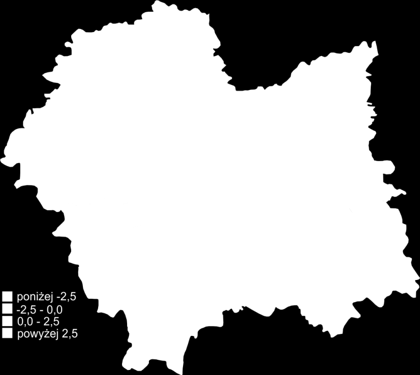 Urodzenia, zgony i przyrost naturalny w Polsce W kolejnych latach przyrost naturalny będzie coraz mniejszy, co spowoduje zarazem spadek liczby