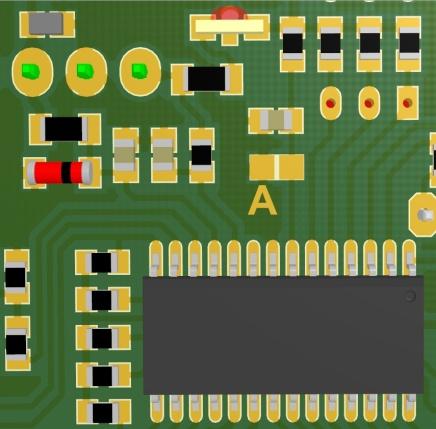 4.2. Schemat podłączenia elb6 Uwaga! Wyjście 12V służy wyłącznie do podłączenia listwy optycznej (1kHz).