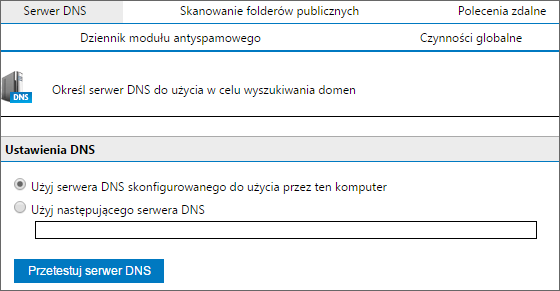 Screenshot 91: Ustawienia serwera DNS 1.