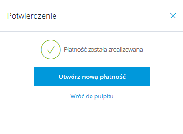 Wybranie opcji Dodaj do koszyka zleceń nie wymaga autoryzacji. Korzystając z opcji Popraw, możesz także powrócić do pierwszego kroku tworzenia przelewu i zmienić wprowadzone dane.