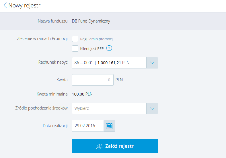 Po wybraniu opcji pojawi się informacja o jego kategorii (akcyjne, mieszane, stabilnego wzrostu, papierów dłużnych, rynku pieniężnego).