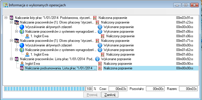 Oprócz funkcji dostępnych również w głównym oknie Listy płac, okno Edycja listy płac dostarcza mechanizmy pozwalające na wykonywanie dodatkowych operacji ułatwiających pracę z listami płac.