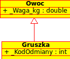 Rzutowanie wskaźnika Rzutowanie w górę Rzutowaie w dół Rzutowanie w liście parametrów wywołania funkcji/metody struct Owoc //.