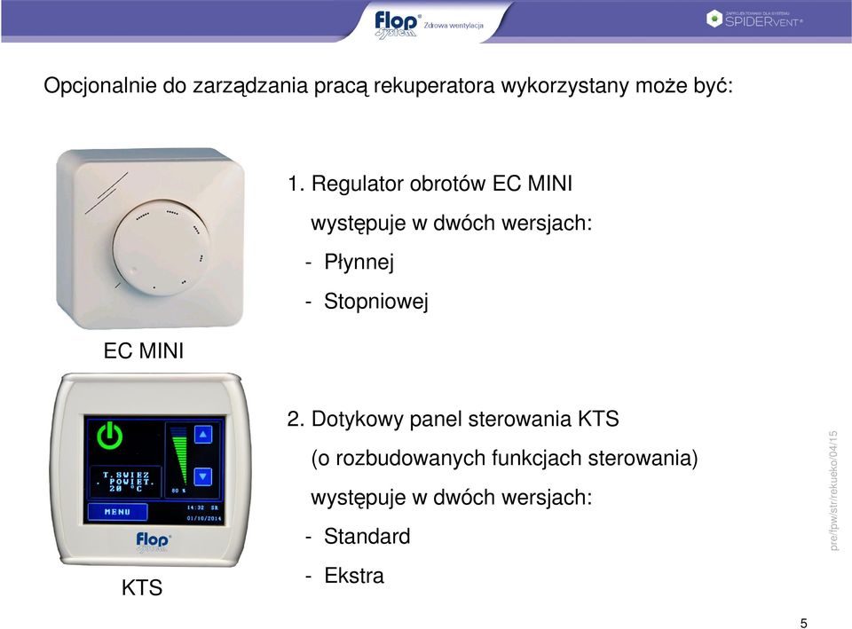 Stopniowej EC MINI KTS 2.