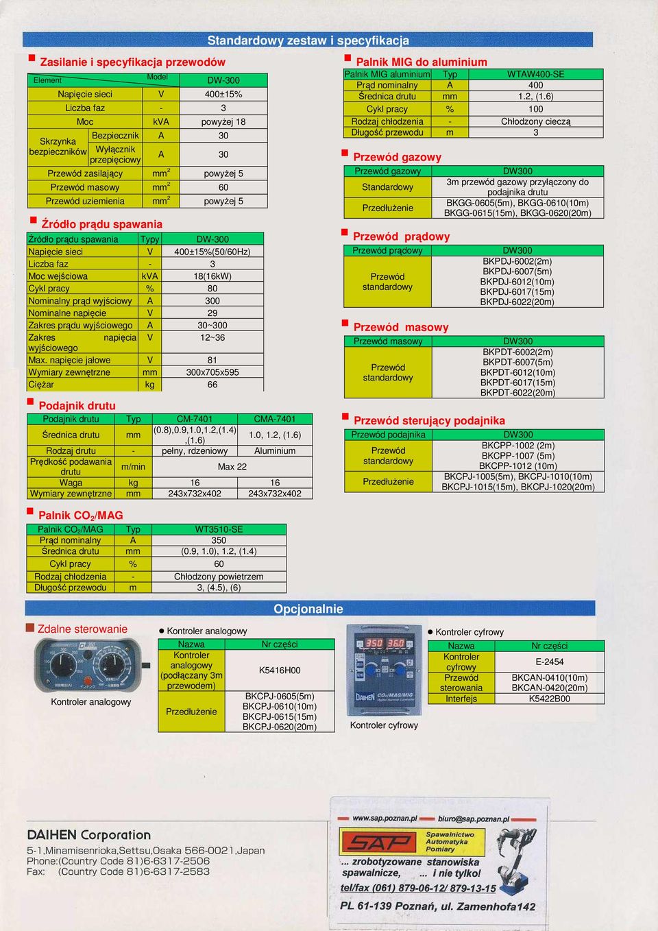 wejściowa kva 18(16kW) Cykl pracy % 80 Nominalny prąd wyjściowy A 300 Nominalne napięcie V 29 Zakres prądu wyjściowego A 30~300 Zakres napięcia V 12~36 wyjściowego Max.