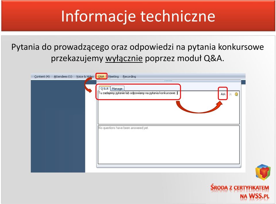 na pytania konkursowe