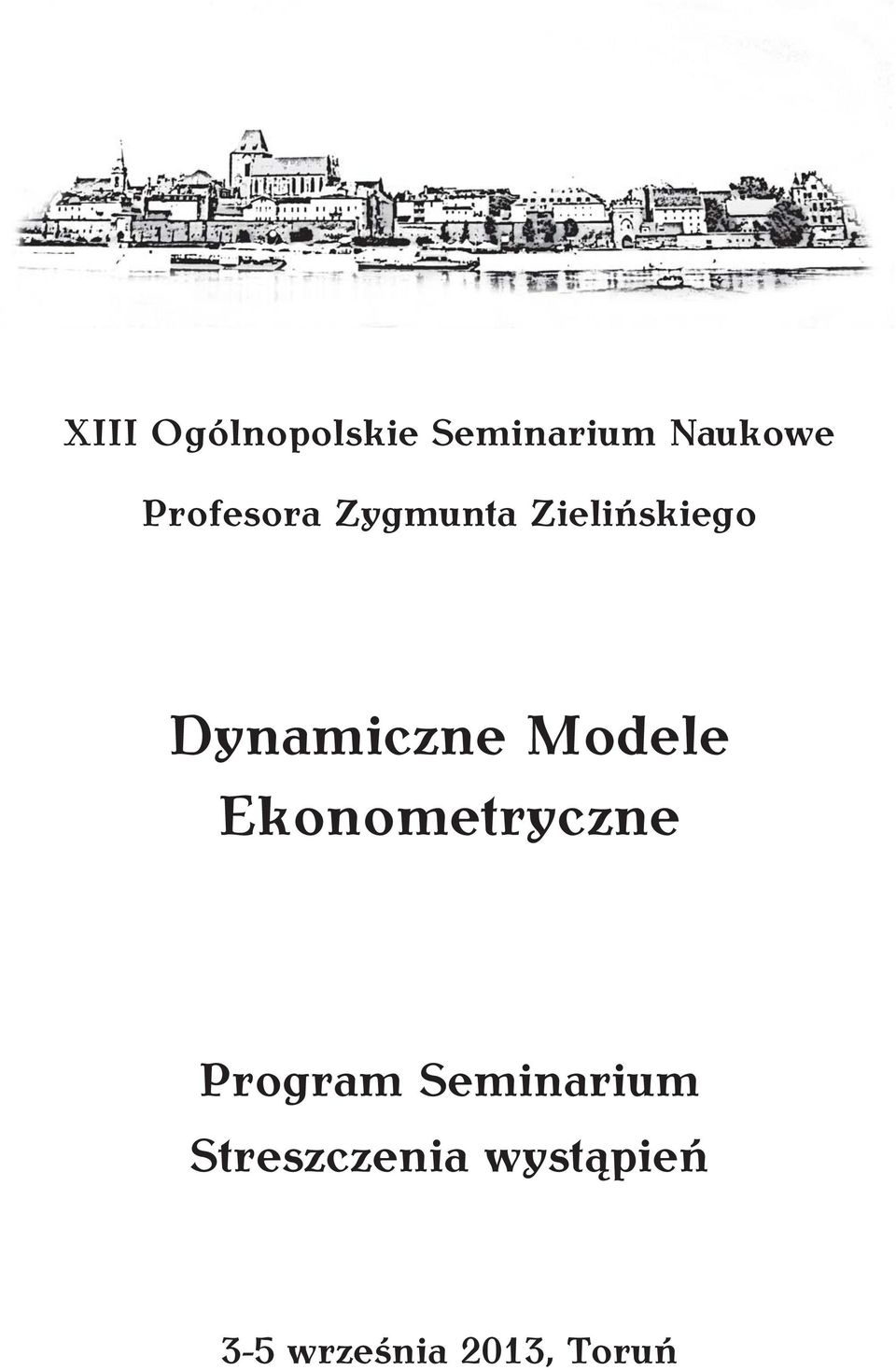 Modele Ekonometryczne Program Seminarium