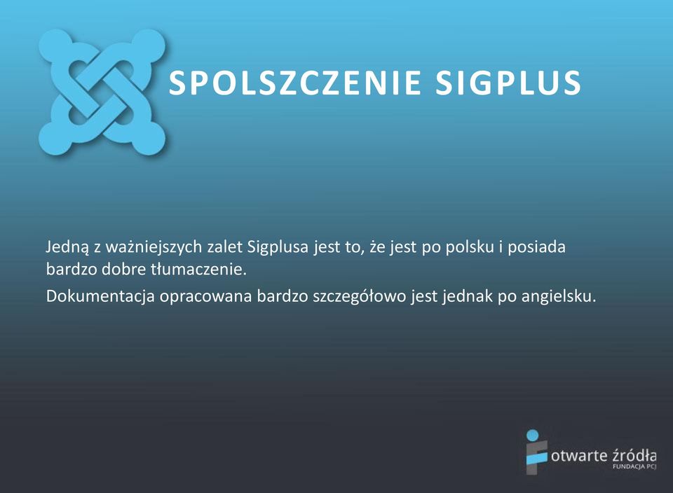posiada bardzo dobre tłumaczenie.