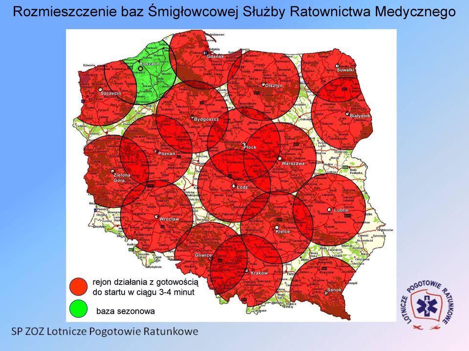 rejon działania z gotowością do