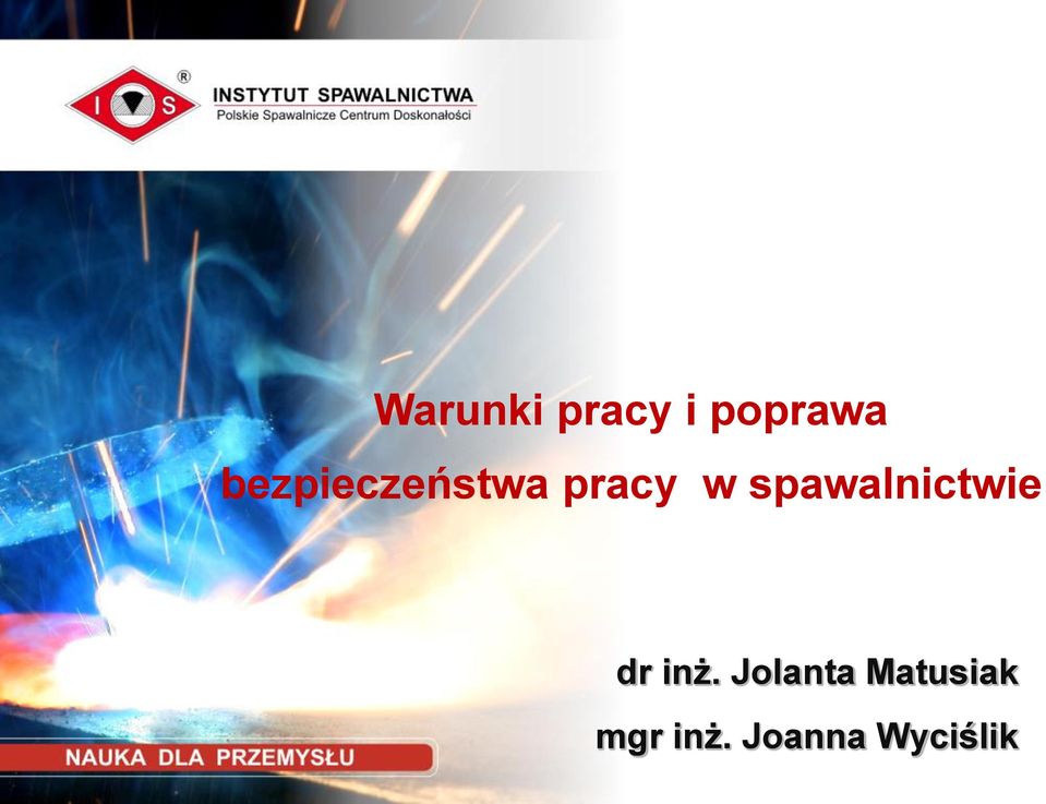 spawalnictwie dr inż.