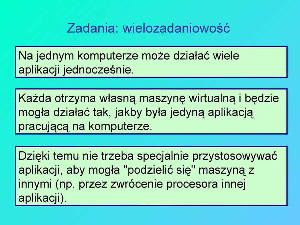 aplikacją pracującą na komputerze.