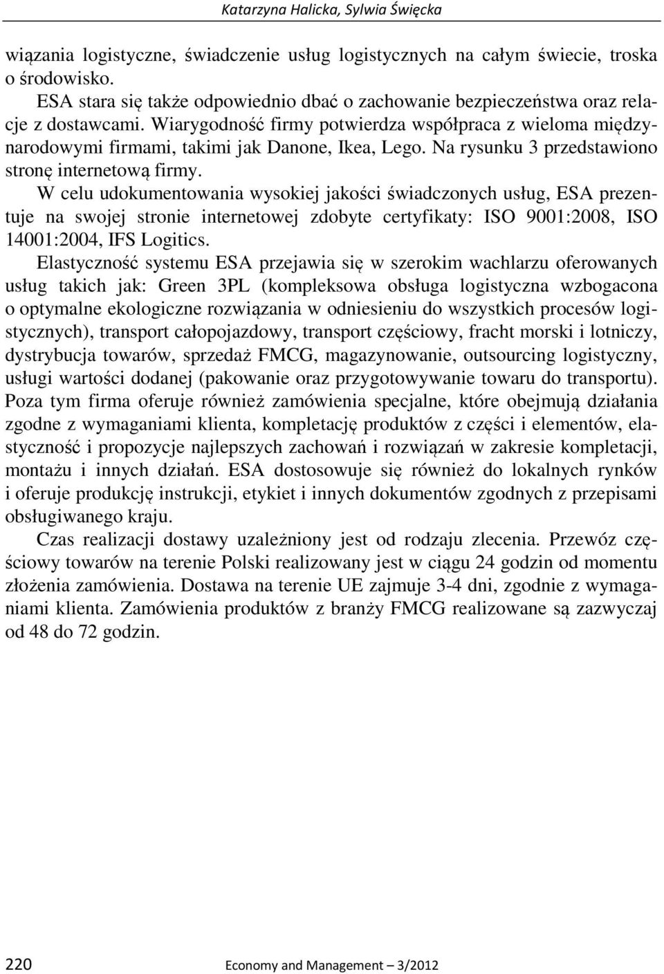 Na rysunku 3 przedstawiono stronę internetową firmy.