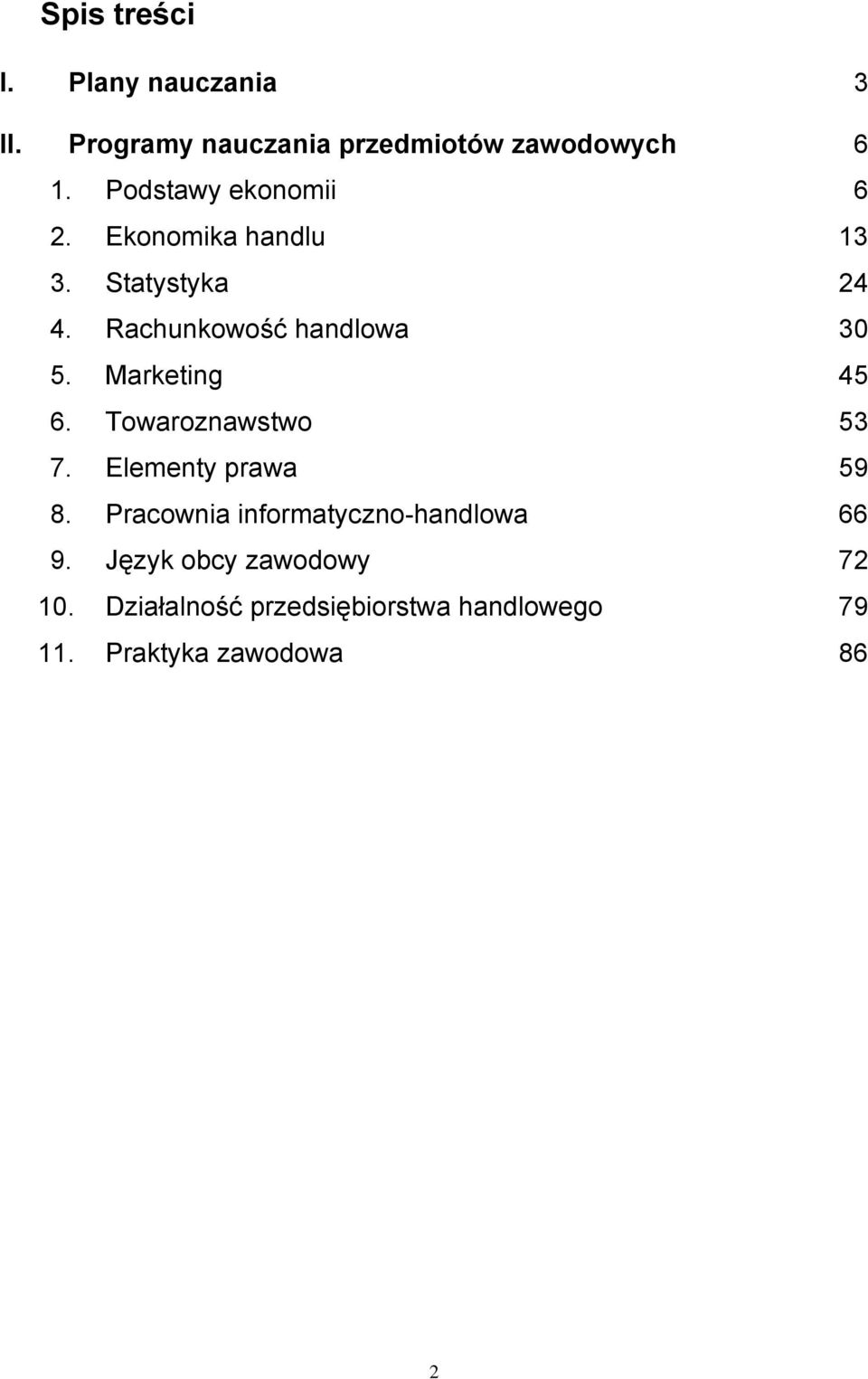 Marketing 45 6. Towaroznawstwo 53 7. Elementy prawa 59 8.