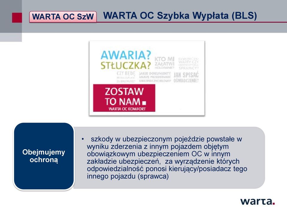 obowiązkowym ubezpieczeniem OC w innym zakładzie ubezpieczeń, za wyrządzenie