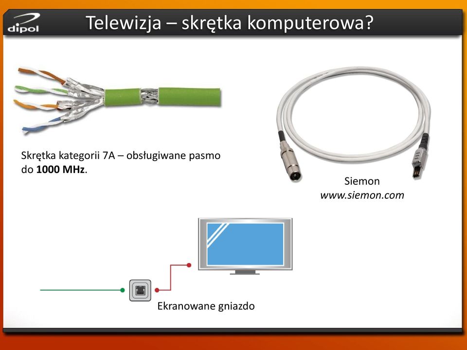 obsługiwane pasmo do 1000 MHz.