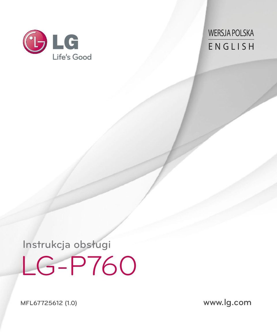 obsługi LG-P760