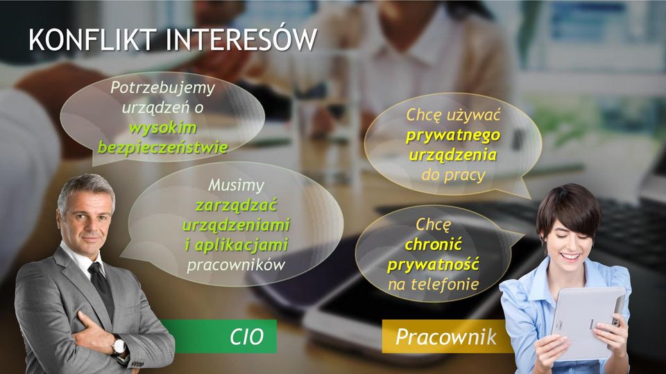 aplikacjami pracowników CIO Chcę używać prywatnego