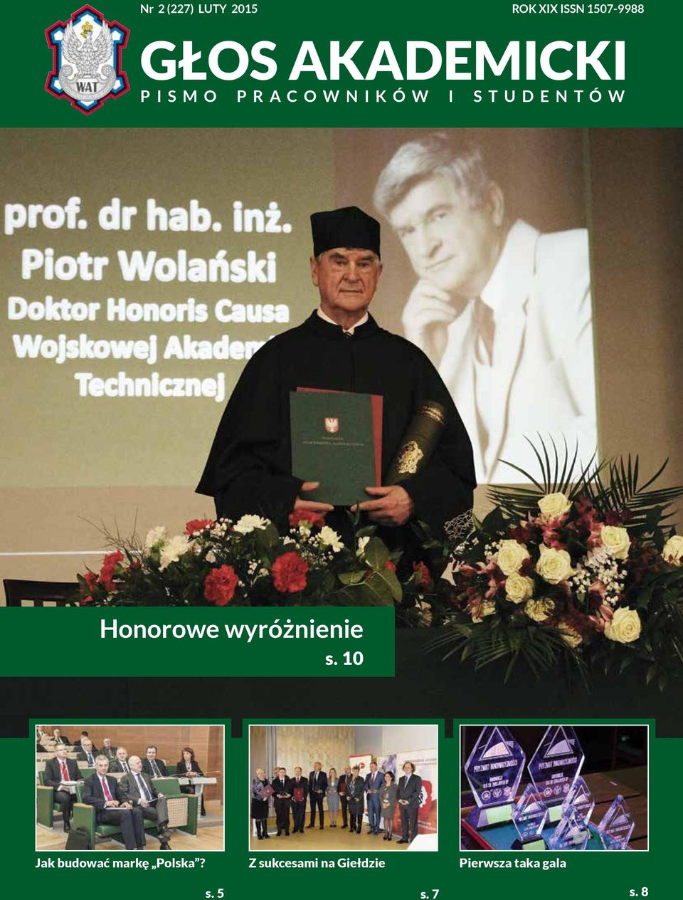 N T Ó W Honorowe wyróżnienie s.