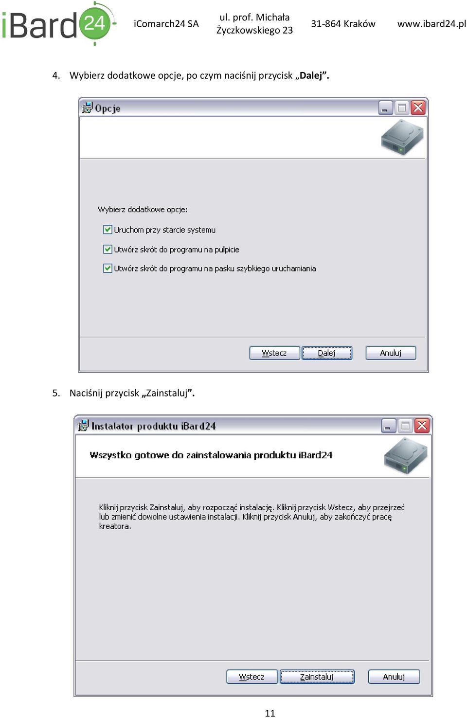 przycisk Dalej. 5.