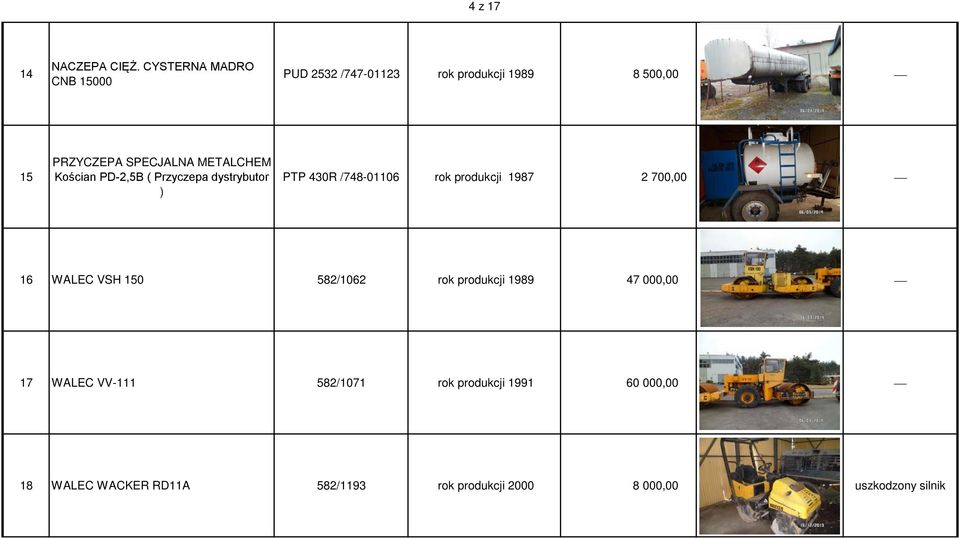 METALCHEM Kościan PD-2,5B ( Przyczepa dystrybutor ) PTP 430R /748-01106 rok produkcji 1987 2 700,00