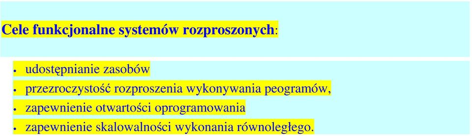 wykonywania peogramów, zapewnienie otwartości