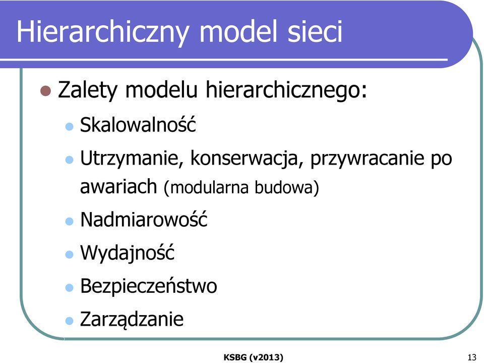 konserwacja, przywracanie po awariach (modularna