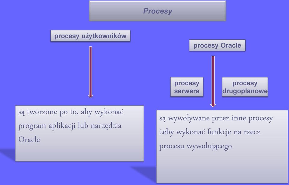 wykonać program aplikacji lub narzędzia Oracle są