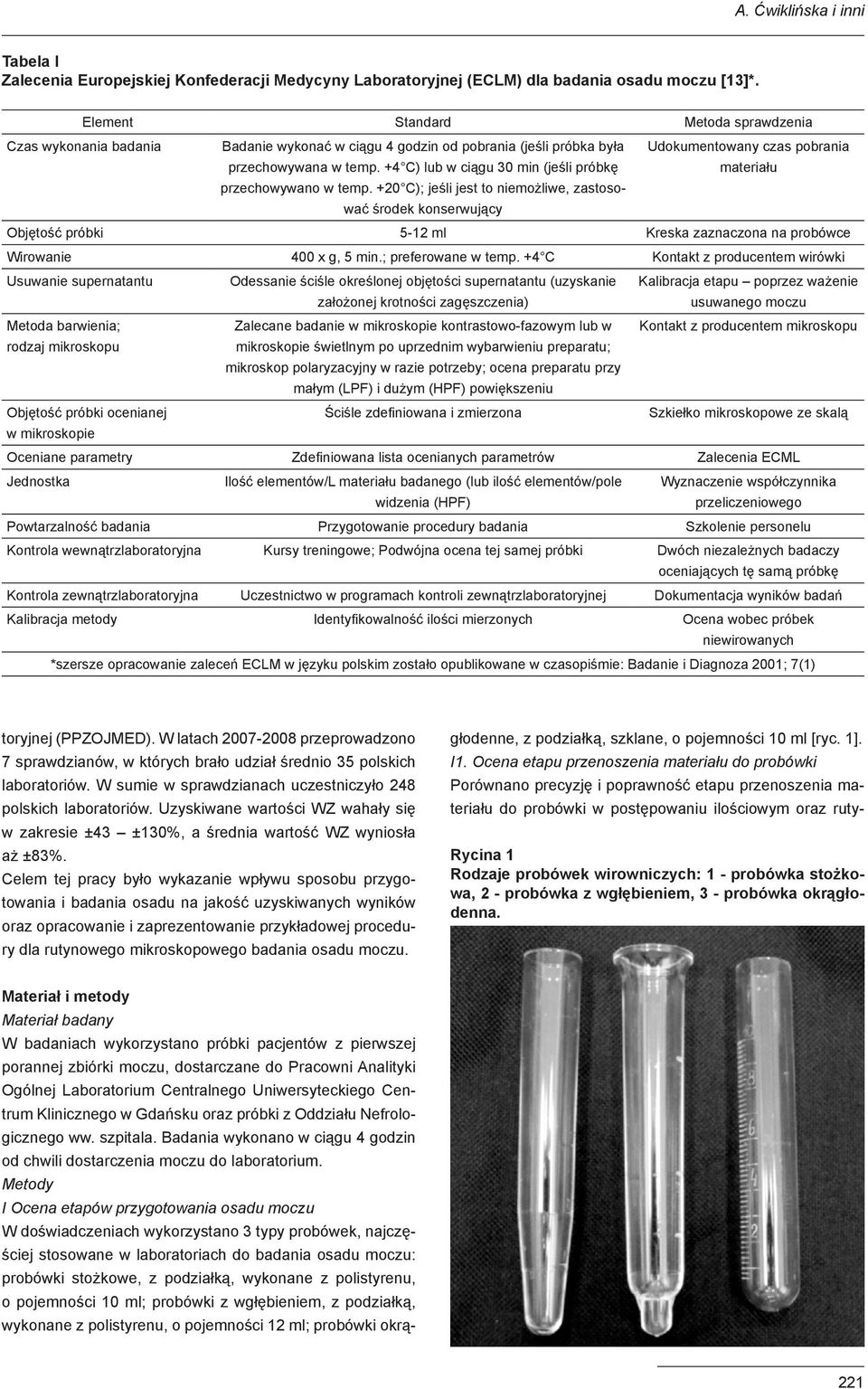 +4 C) lub w ciągu 30 min (jeśli próbkę Udokumentowany czas pobrania materiału przechowywano w temp.