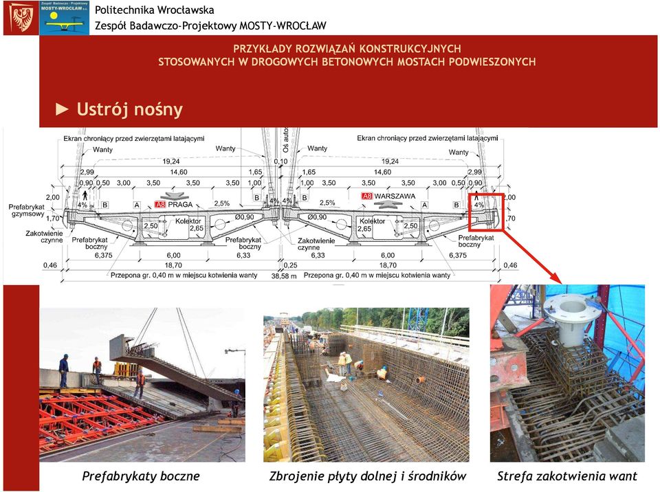 MOSTY--WROCŁAW Ustrój nośny Prefabrykaty