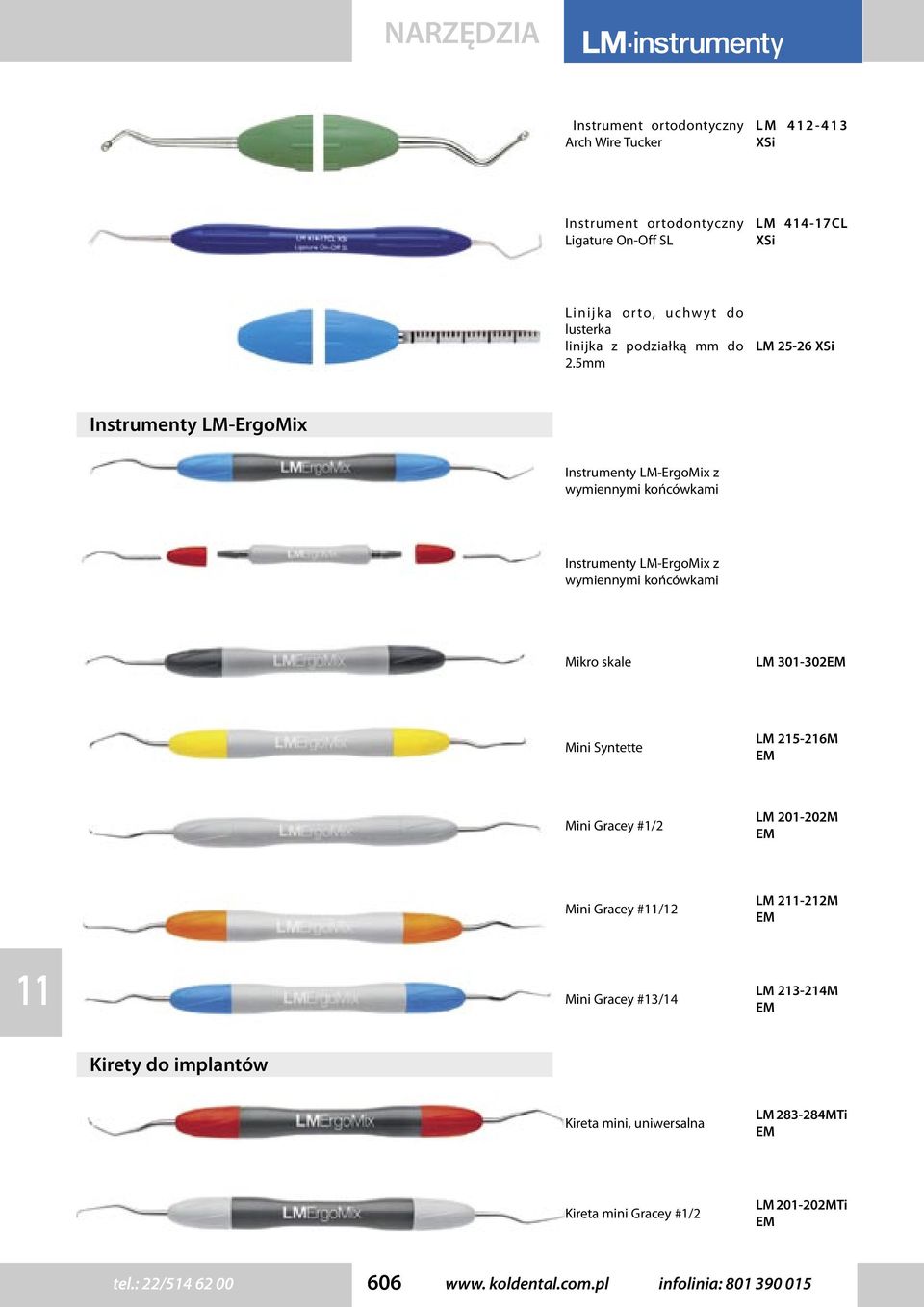 5mm LM 4-17CL XSi LM 25-26 XSi Instrumenty LM-ErgoMix Instrumenty LM-ErgoMix z wymiennymi końcówkami Instrumenty LM-ErgoMix z wymiennymi końcówkami