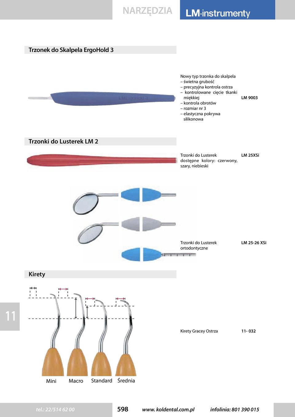 kolory: czerwony, szary, niebieski LM 25XSi Mirror Handle LM 28 XSi Mirror Handle, ortho LM 25-26 XSi Trzonki do Lusterek