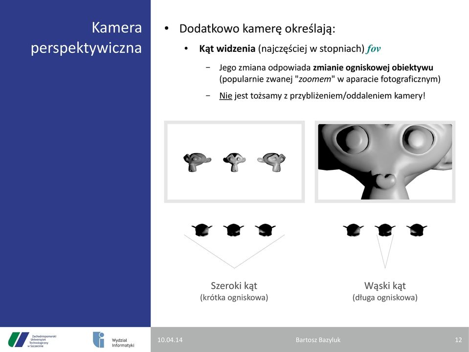 (popularnie zwanej "zoomem" w aparacie fotograficznym) Nie jest tożsamy z