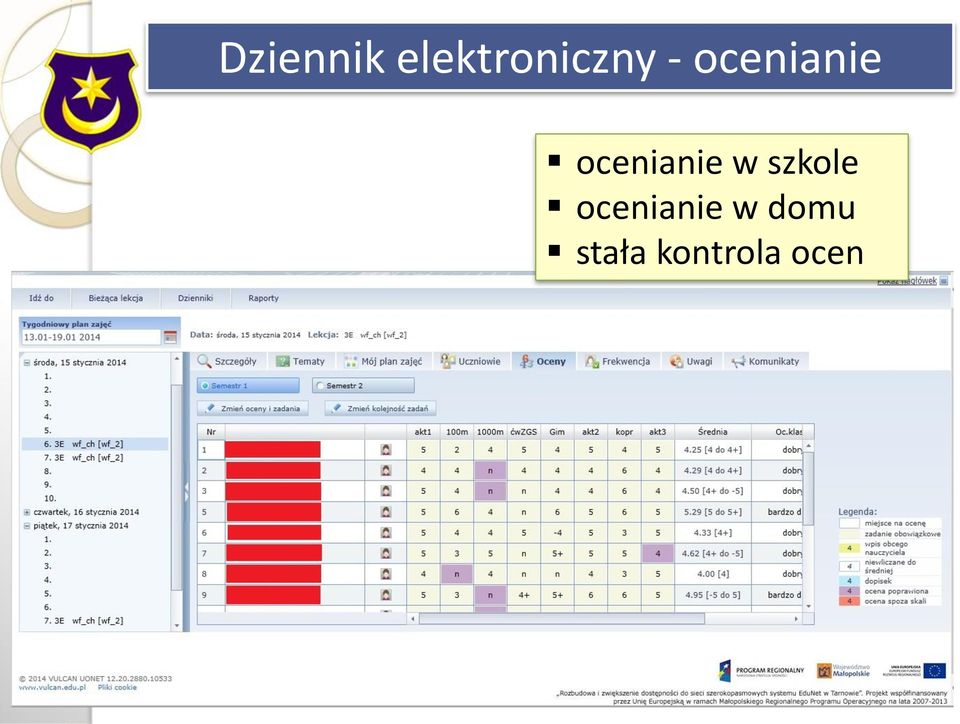 ocenianie w domu stała