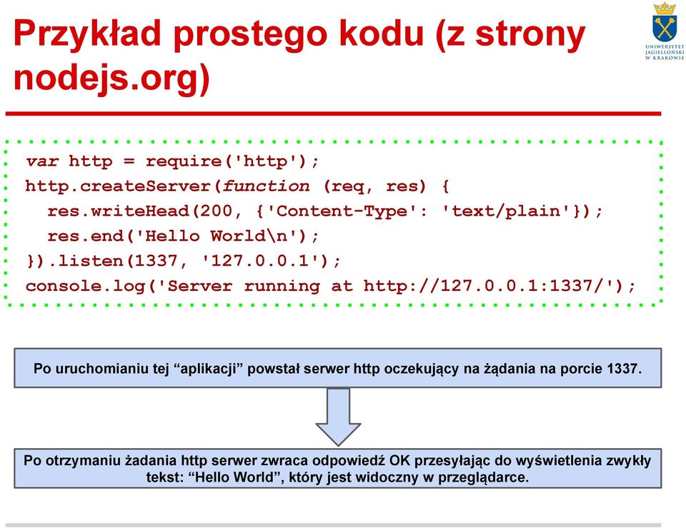 log('server running at http://127.0.