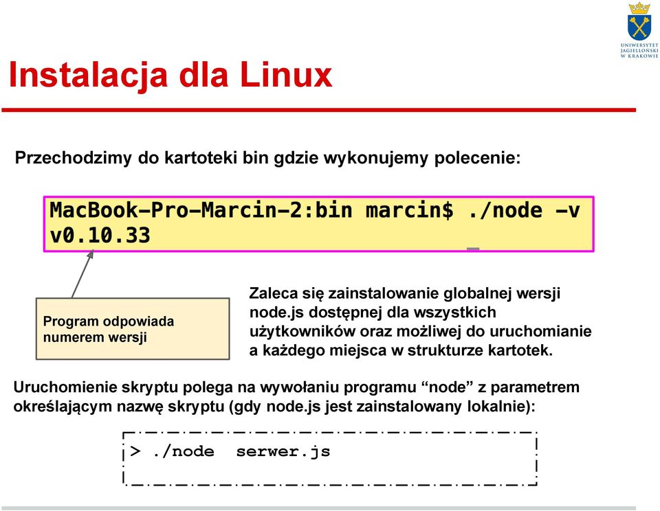 js dostępnej dla wszystkich użytkowników oraz możliwej do uruchomianie a każdego miejsca w strukturze