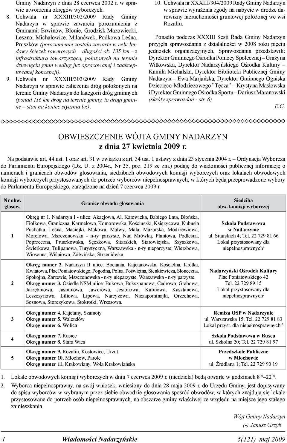 zostało zawarte w celu budowy ścieżek rowerowych długości ok. 135 km - z infrastrukturą towarzyszącą, położonych na terenie dziewięciu gmin według już opracowanej i zaakceptowanej koncepcji).