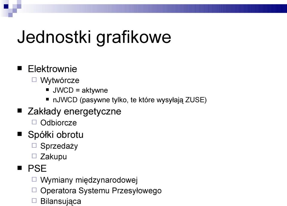 energetyczne Odbiorcze Spółki obrotu Sprzedaży Zakupu PSE