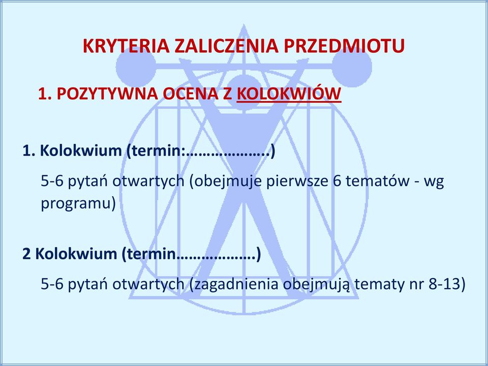 .) 5-6 pytań otwartych (obejmuje pierwsze 6 tematów - wg