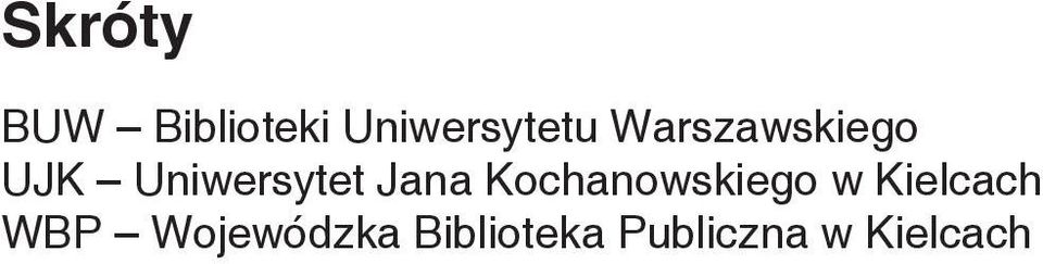 Kochanowskiego w Kielcach WBP