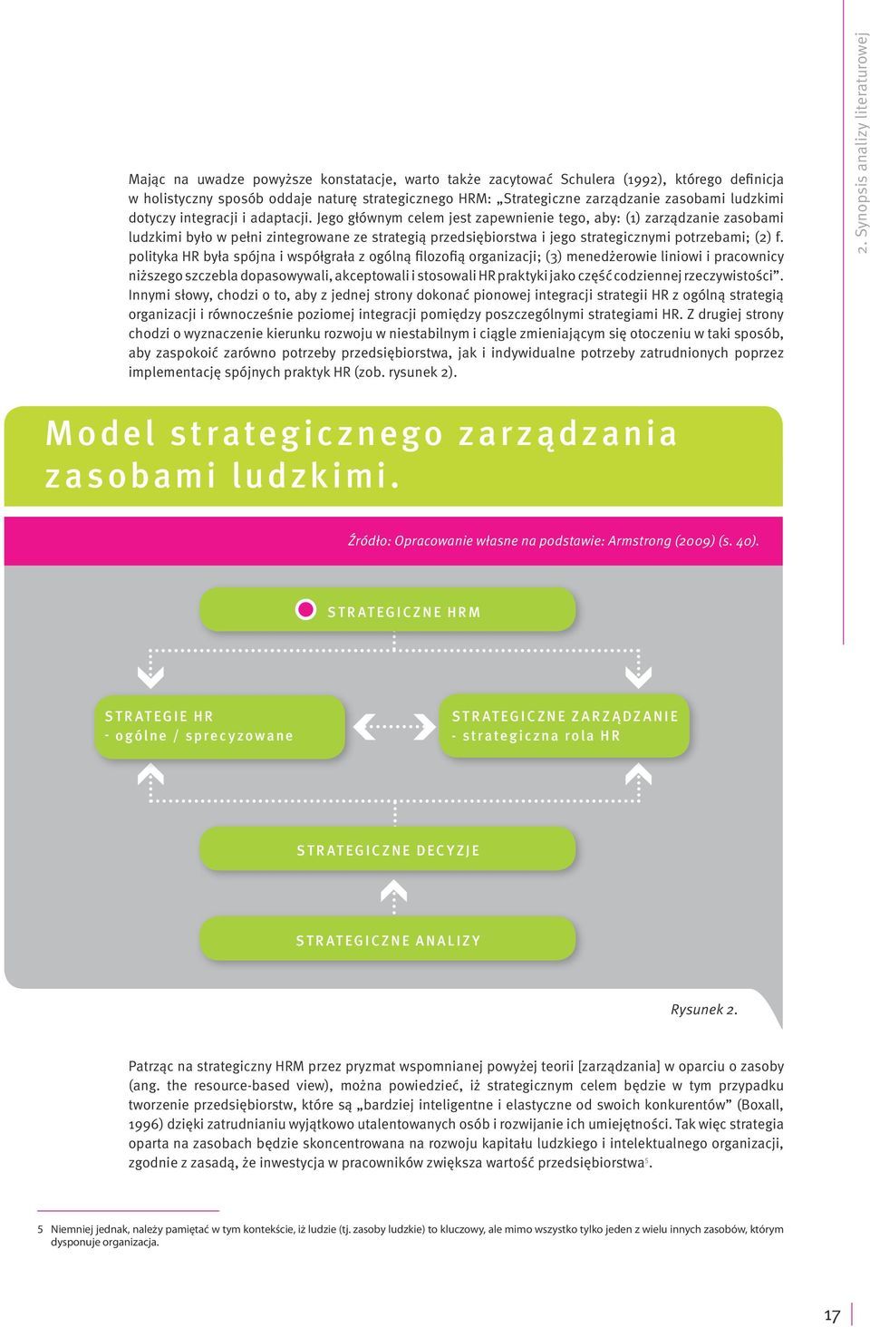 Jego głównym celem jest zapewnienie tego, aby: (1) zarządzanie zasobami ludzkimi było w pełni zintegrowane ze strategią przedsiębiorstwa i jego strategicznymi potrzebami; (2) f.