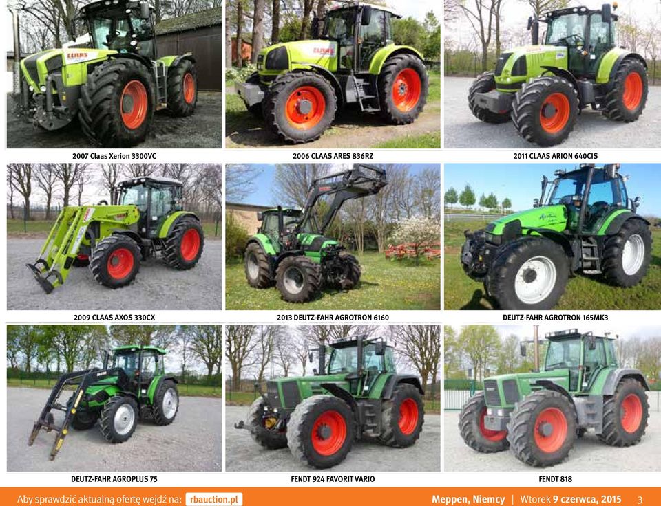 DEUTZ-FAHR AGROTRON 165MK3 DEUTZ-FAHR AGROPLUS 75 FENDT 924