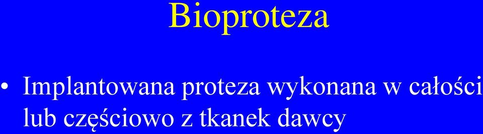 proteza wykonana w