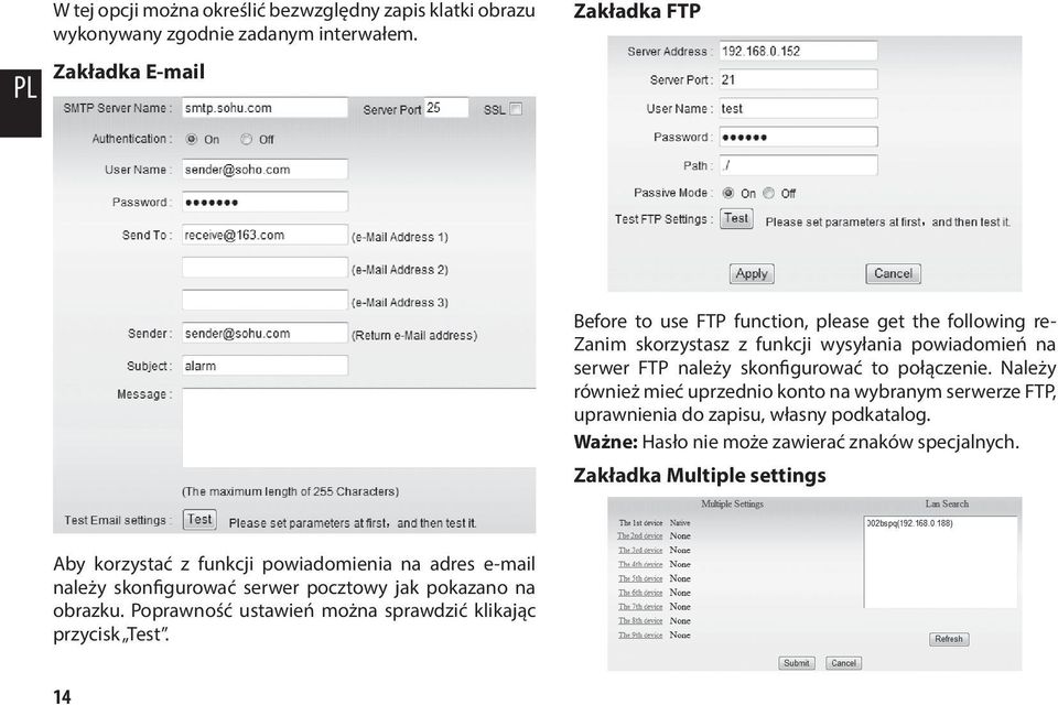 skonfigurować to połączenie. Należy również mieć uprzednio konto na wybranym serwerze FTP, uprawnienia do zapisu, własny podkatalog.