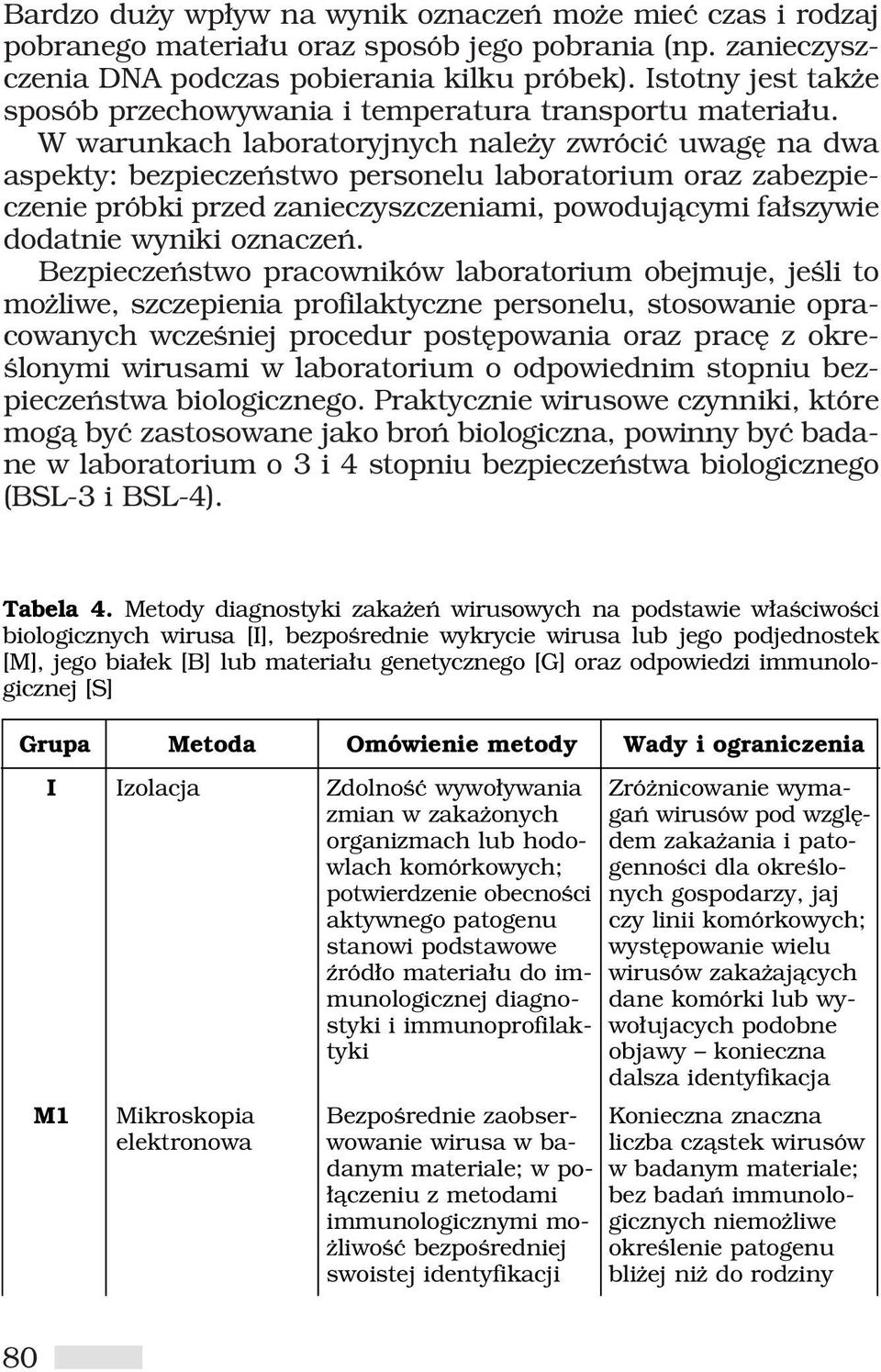 W warunkach laboratoryjnych nale y zwróciç uwag na dwa aspekty: bezpieczeƒstwo personelu laboratorium oraz zabezpieczenie próbki przed zanieczyszczeniami, powodujàcymi fa szywie dodatnie wyniki