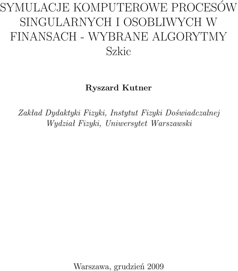 Zakład Dydaktyki Fizyki, Instytut Fizyki Doświadczalnej